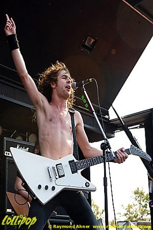 Airbourne - Rockstar Mayhem Festival Mountain View, CA July 2008 | Photos by Raymond Ahner