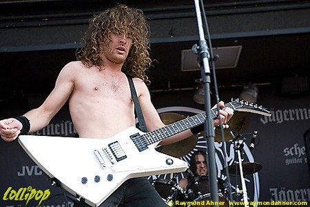 Airbourne - Rockstar Mayhem Festival Mountain View, CA July 2008 | Photos by Raymond Ahner