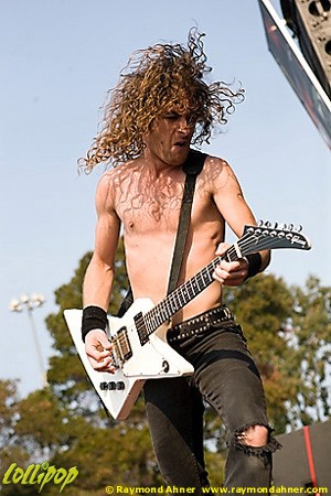 Airbourne - Rockstar Mayhem Festival Mountain View, CA July 2008 | Photos by Raymond Ahner