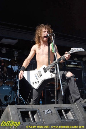 Airbourne - Rockstar Mayhem Festival Tinley Park, IL August 2008 | Photos by Adam Bielawski