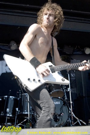 Airbourne - Rockstar Mayhem Festival Tinley Park, IL August 2008 | Photos by Adam Bielawski