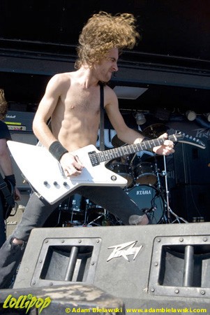 Airbourne - Rockstar Mayhem Festival Tinley Park, IL August 2008 | Photos by Adam Bielawski