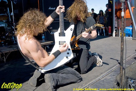 Airbourne - Rockstar Mayhem Festival Tinley Park, IL August 2008 | Photos by Adam Bielawski