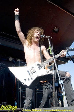 Airbourne - Rockstar Mayhem Festival Tinley Park, IL August 2008 | Photos by Adam Bielawski