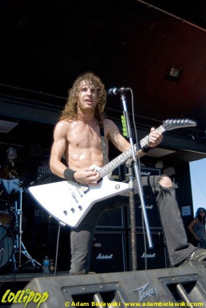 Airbourne - Rockstar Mayhem Festival Tinley Park, IL August 2008 | Photos by Adam Bielawski