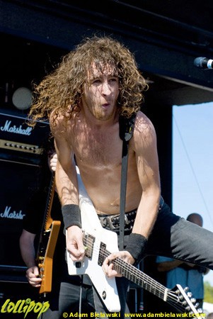 Airbourne - Rockstar Mayhem Festival Tinley Park, IL August 2008 | Photos by Adam Bielawski