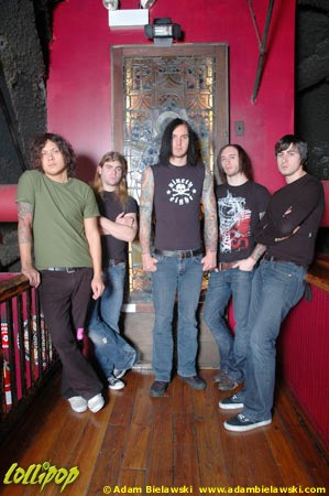 As I Lay Dying - Group Shots Chicago, IL December 2005 | Photos by Adam Bielawski