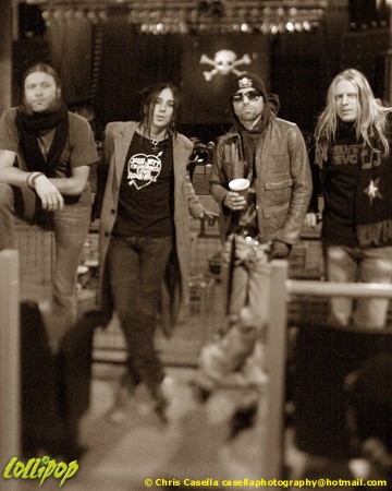 Backyard Babies - Group and Portrait Shots March 2005 | Photos by Chris Casella
