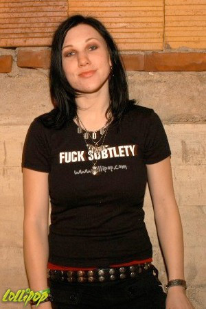 Marta of Bleeding Through at the New England Metal and Hardcore Festival | Photo by Carina Mastrocola