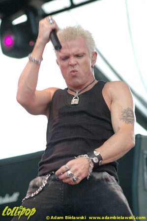 Billy Idol - Lollapolooza Chicago, IL July 2005 | Photos by Adam Bielawski