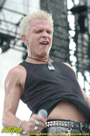 Billy Idol - Lollapolooza Chicago, IL July 2005 | Photos by Adam Bielawski