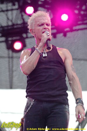 Billy Idol - Lollapolooza Chicago, IL July 2005 | Photos by Adam Bielawski