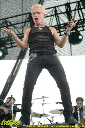 Billy Idol - Lollapolooza Chicago, IL July 2005 | Photos by Adam Bielawski