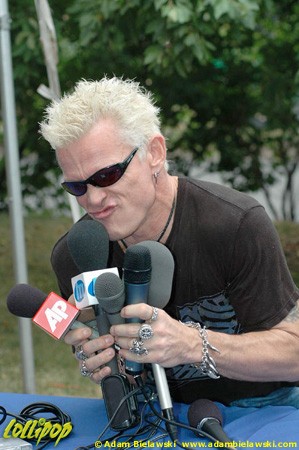 Billy Idol - Lollapolooza Chicago, IL July 2005 | Photos by Adam Bielawski