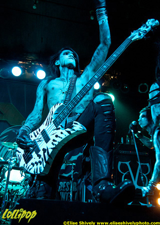 Black Veil Brides - St. Andrews Hall Detroit, MI April 2011 | Photos by Elise Shively