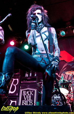 Black Veil Brides - St. Andrews Hall Detroit, MI April 2011 | Photos by Elise Shively