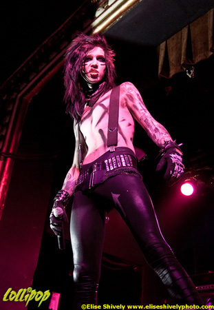 Black Veil Brides - St. Andrews Hall Detroit, MI April 2011 | Photos by Elise Shively