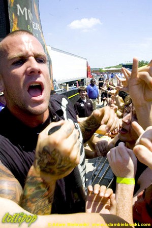 Bleeding Through - Ozzfest Tinley Park, IL July 2006 | Photos by Adam Bielawski