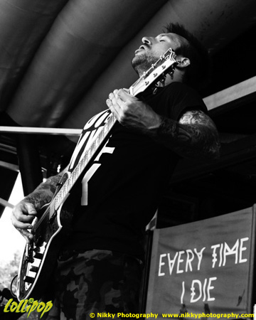 Every Time I Die - Warped Tour Mansfield, MA July 2014 | Photos by Nikky Photography