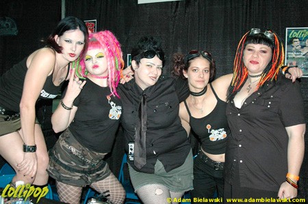 The Lollipop Merch Girls at Gothicfest | Photo by Adam Bielawski