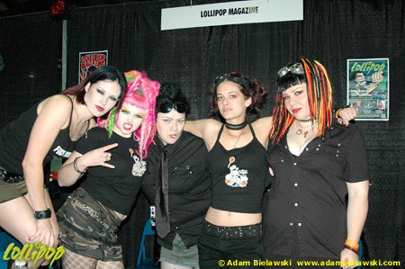 The Lollipop Merch Girls at Gothicfest