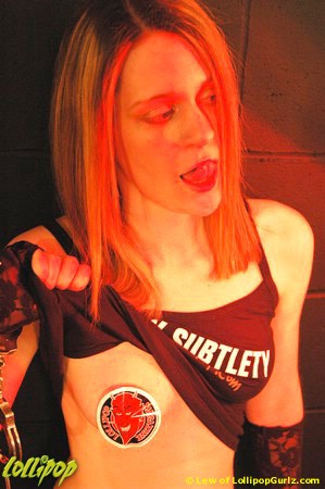 Some red light shots of sexy LeXXXy. See more of her in the Models Gallery. | Photo by Lew