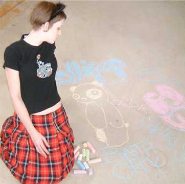 Bathory of SuicideGirls.com Check out her Chalkwork set in the Models section