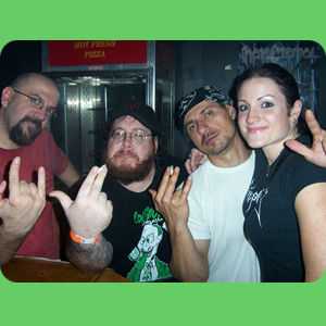 Adrian 'The Energizer' Bromley and friends party it up @ ARCH ENEMY in Toronto