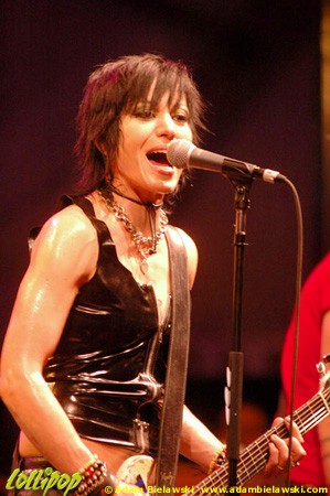 Joan Jett - Gibson Guitar Booth Computer Electronic Show Las Vegas, NV January 2007 | Photos by Adam Bielawski