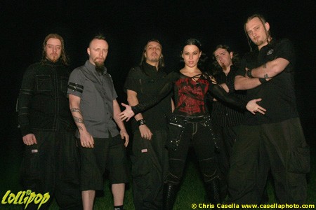 Lacuna Coil - Group and Portrait Shots Columbus, OH April 2006 | Photos by Chris Casella