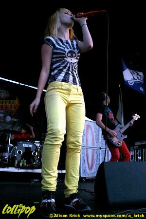 Paramore - Warped Tour Milwaukee, WI July 2007 | Photos by Alison Krick
