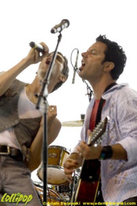 Peter DiStefano with Perry Farrell - Lollapalooza Chicago, IL August 2006 | Photos by Adam Bielawski