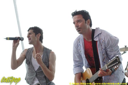 Peter DiStefano with Perry Farrell - Lollapalooza Chicago, IL August 2006 | Photos by Adam Bielawski