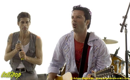 Peter DiStefano with Perry Farrell - Lollapalooza Chicago, IL August 2006 | Photos by Adam Bielawski
