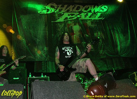 Shadows Fall - Tsongas Arena Lowell, MA March 2005 | Photos by Bruce Bettis