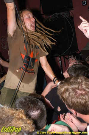 Strike Anywhere - Cafe Metropolis Wilkes-Barre, PA July 2005 | Photos by Gary Strack