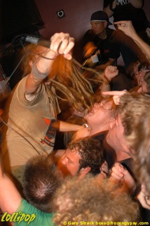 Strike Anywhere - Cafe Metropolis Wilkes-Barre, PA July 2005 | Photos by Gary Strack
