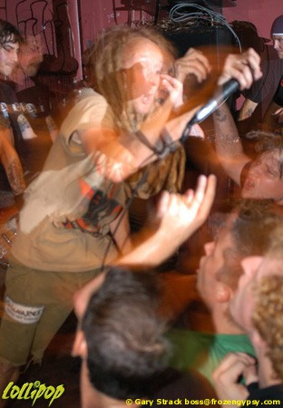 Strike Anywhere - Cafe Metropolis Wilkes-Barre, PA July 2005 | Photos by Gary Strack