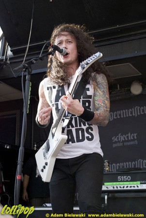 Trivium - Rockstar Mayhem Festival Chicago, IL July 2009 | Photos by Adam Bielawski