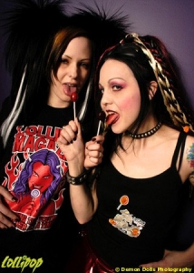 Wicked Mina & Amara | Sweet Suckers | Photos by Demon Dolls Photography