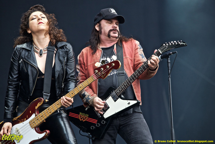 Nashville Pussy - Hellfest Clisson, France June 2016 | Photos by Bruno Colliot