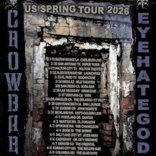 Crowbar Join Eyehategod for Second Leg of 2026 Co-Headlining Tour – News