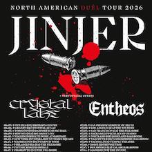 Entheos Join Jinjer on 2026 Tour + Co-Headlining Dates with Crystal Lake – News