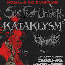 Kataklysm and Six Feet Under Join Forces for 2026 Co-Headlining Tour – News